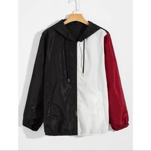 Colour-block Windbreaker